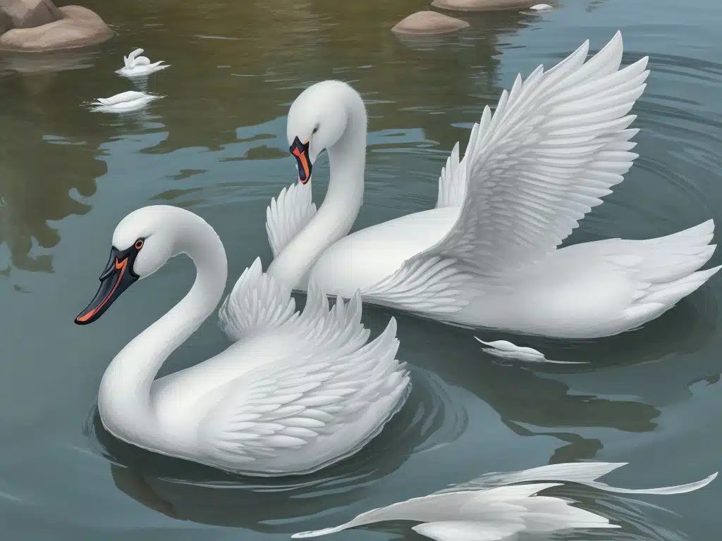 Swan Symbolism: 7 Spiritual Meanings of Swan 5 2 SWANS IN DREAMS