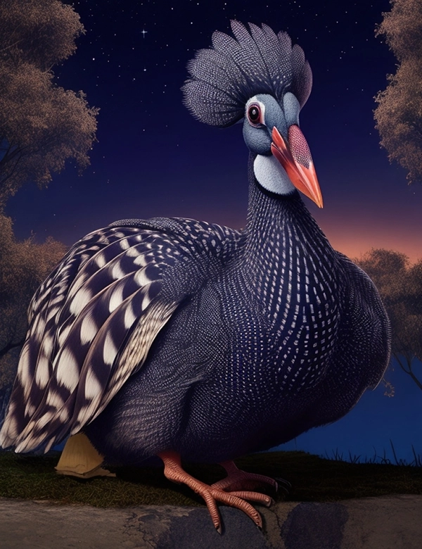 Guinea Fowl in dreams