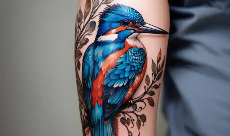 Kingfisher Symbolism: 5 Spiritual Meanings 6 Kingfisher tattoo on arm