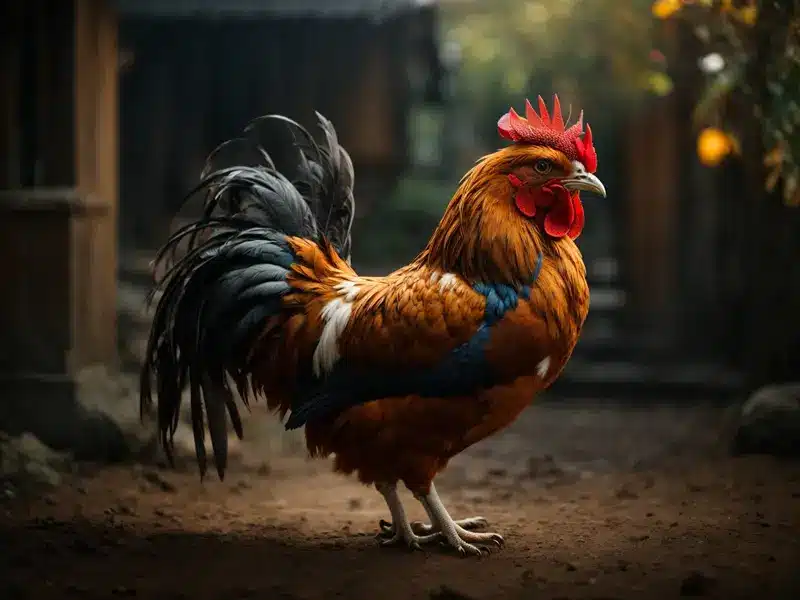 Rooster symbolism power totem