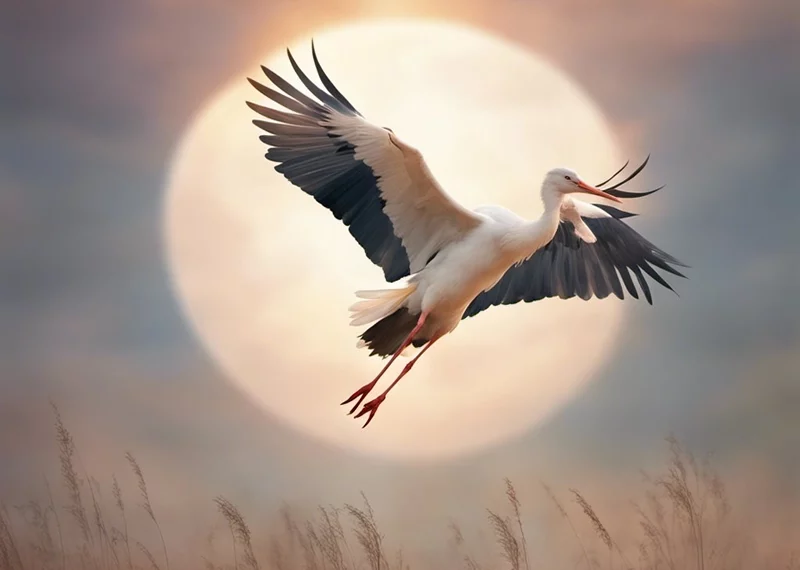 Symbolism of stork spiritually