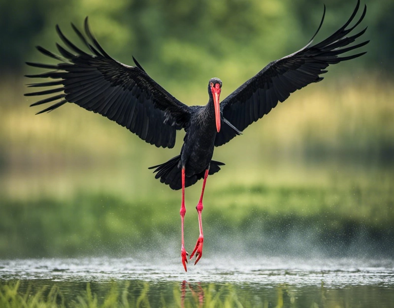 Stork Symbolism: 5 Different Spiritual Meanings That Will Surprise You 4 black stork symbolism