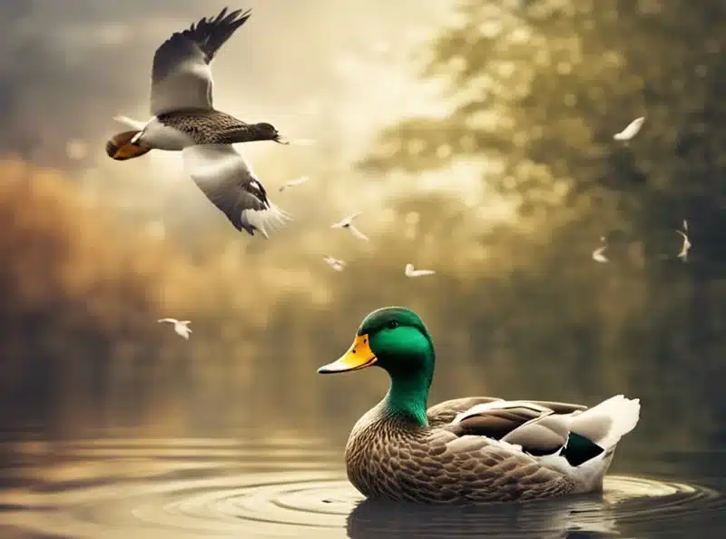 Duck Spiritual Meaning and Symbolism: Totem and Spirit Animal 8 ducks in dreams flying