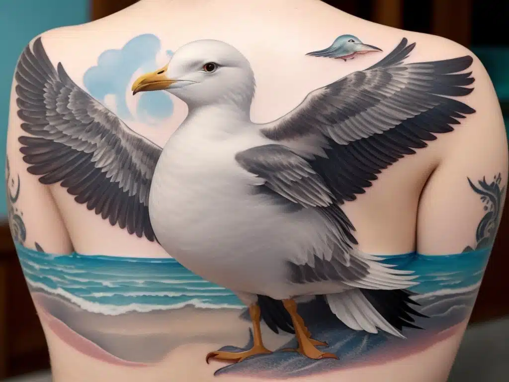 seagull tattoo