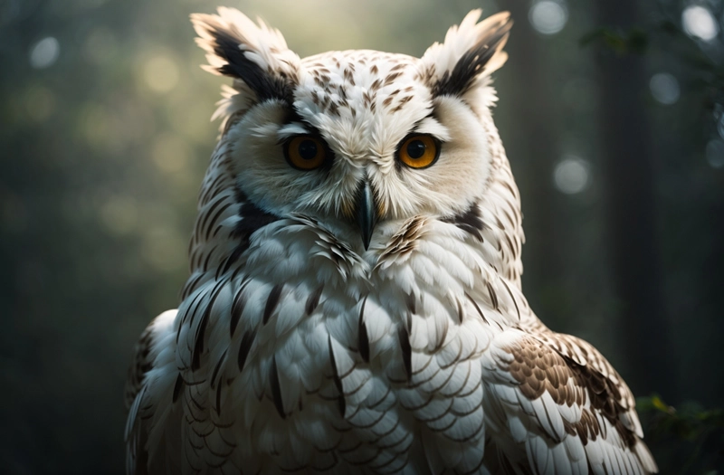 What Does A White Owl Symbolize? 6 Spiritual Meanings 4 Seeing a White Owl at Night flying in woods