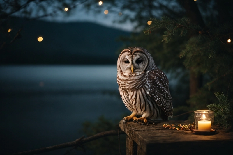 Seeing an Owl at Night Spiritual Meaning 2 owl in the darkness meaning