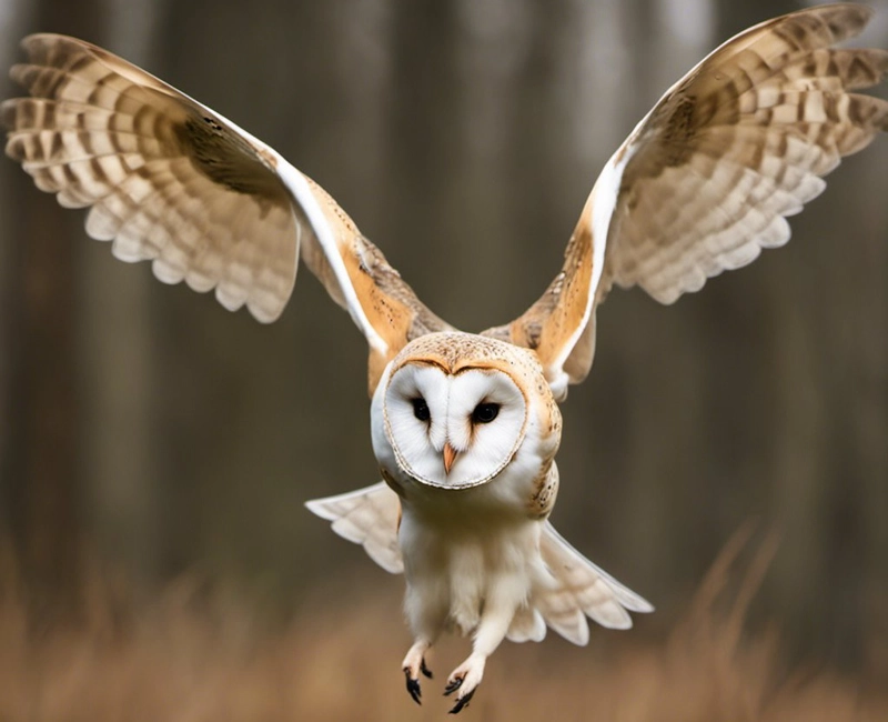 seeing a barn owl at night and day